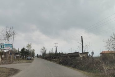 تخریب پل هوایی ازبر بالا به دلیل تصادف