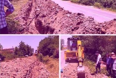 اصلاح شبکه آبرسانی روستای سفیدمزگی شهرستان شفت