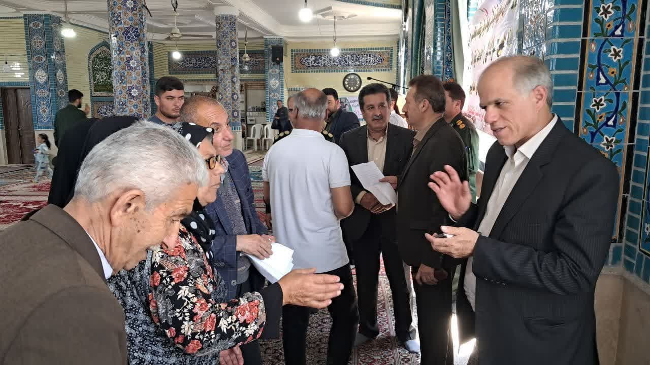 برگزاری میز خدمت در دهستان نصیرمحله